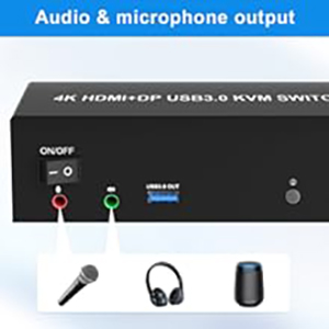 Audio and microphone output