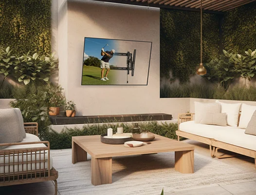 Kanto TE300SG Outdoor Extend and Tilting TV Wall Mount