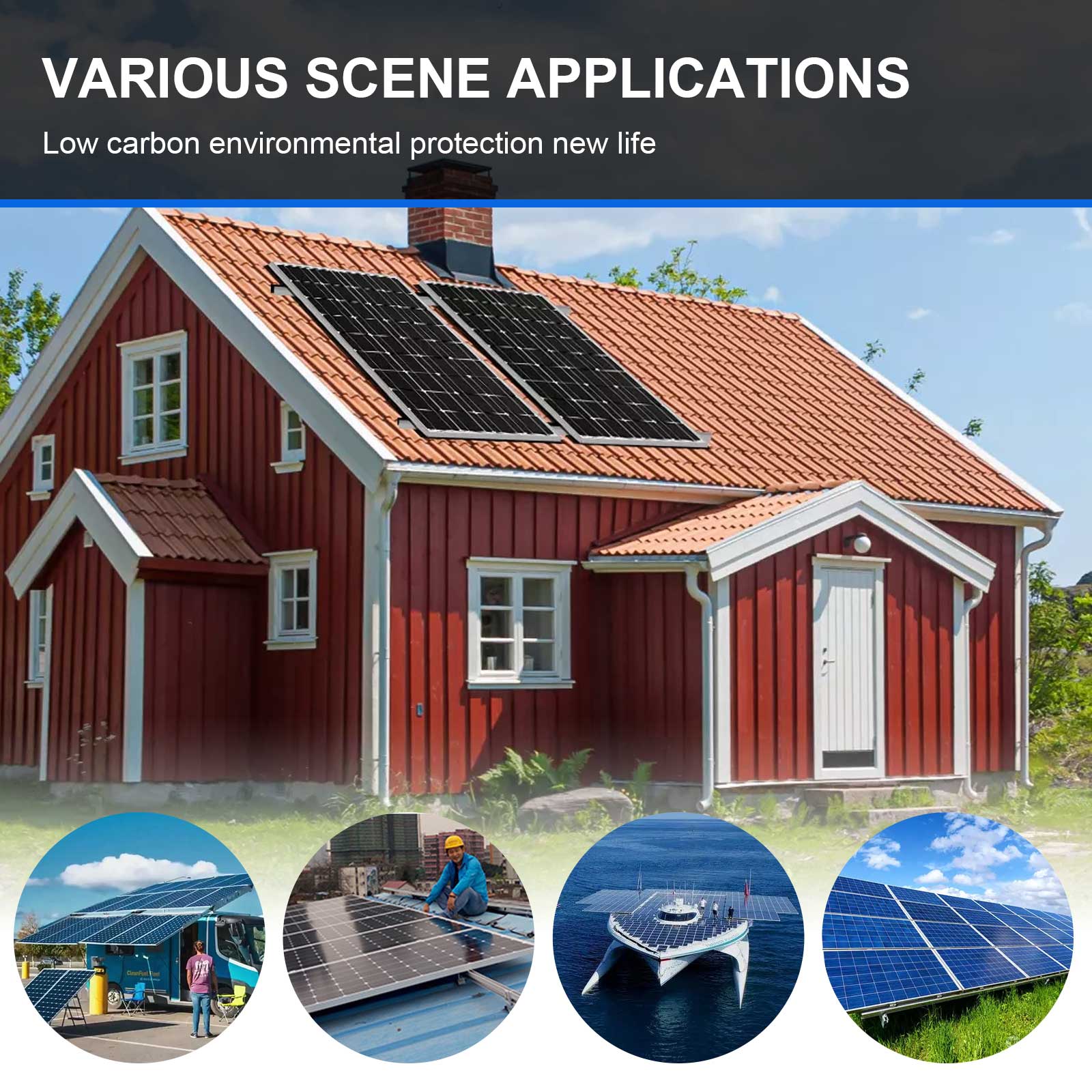 200 Watt 12 Volt Monocrystalline Solar Panel