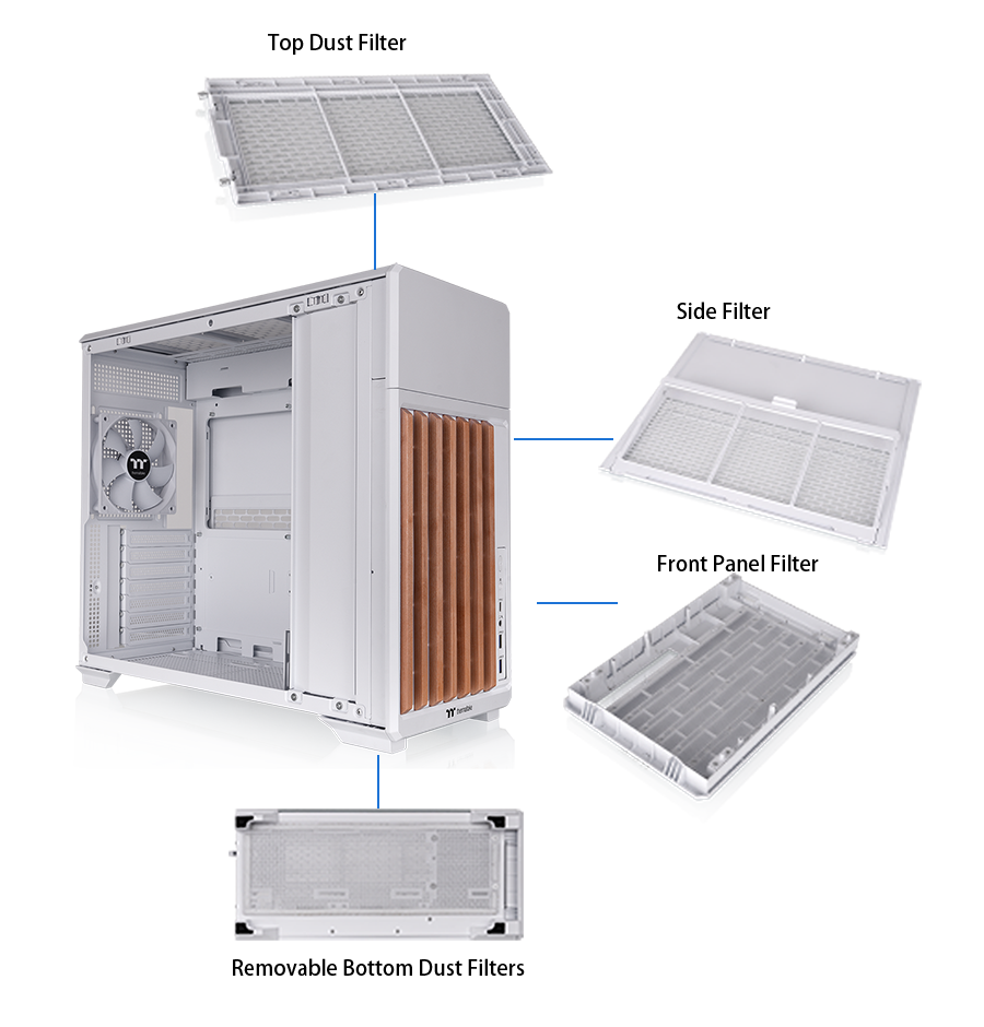 Thermaltake TR300 WS Snow Mid Tower Chassis