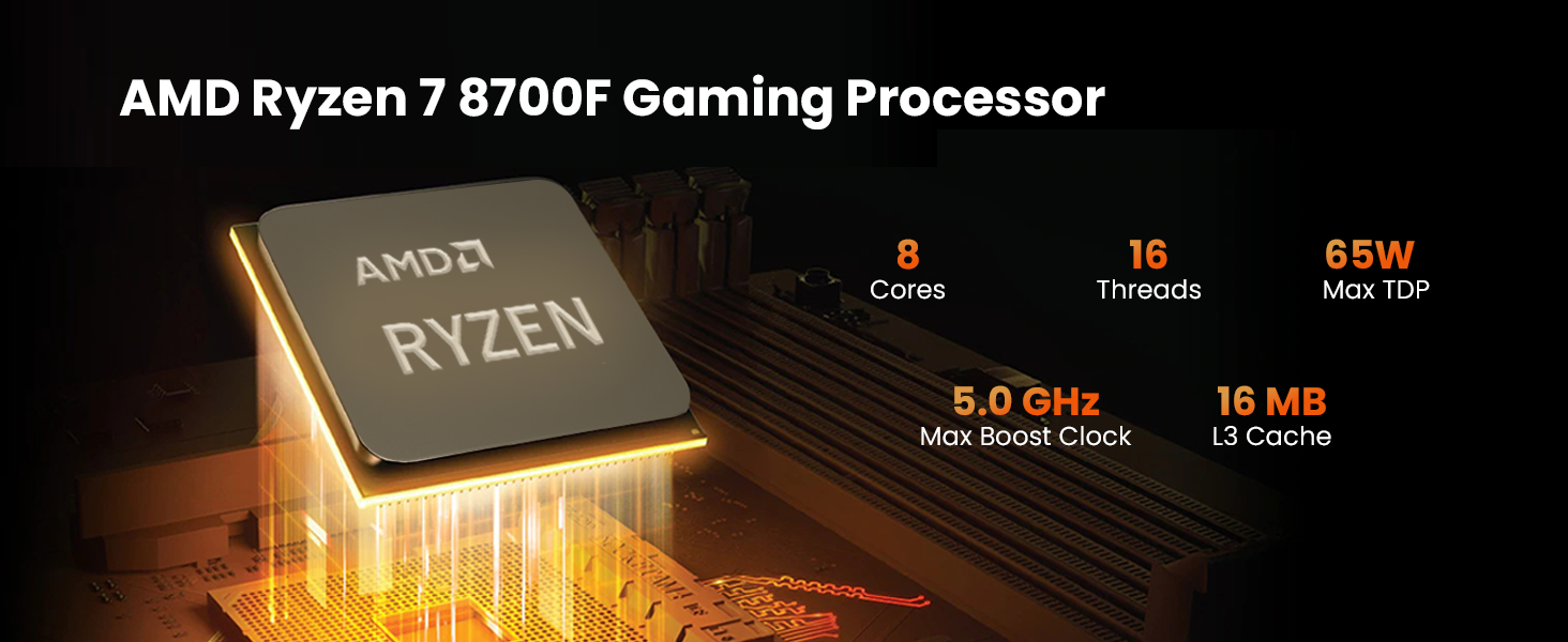 Stormcraft VIPER VI8700FBB-560N1 Gaming Desktop PC 