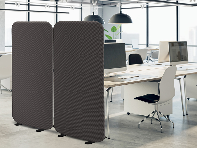 standing divider iron shared workspace