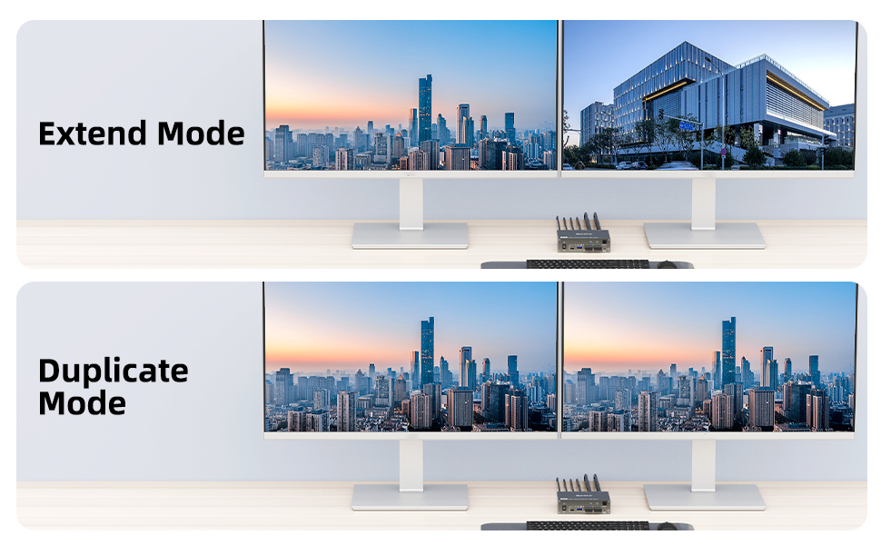 This is a USB C KVM Switch for 1 Laptop + 1 Desktop + 2 Monitors Product Name: USB C KVM Switch for