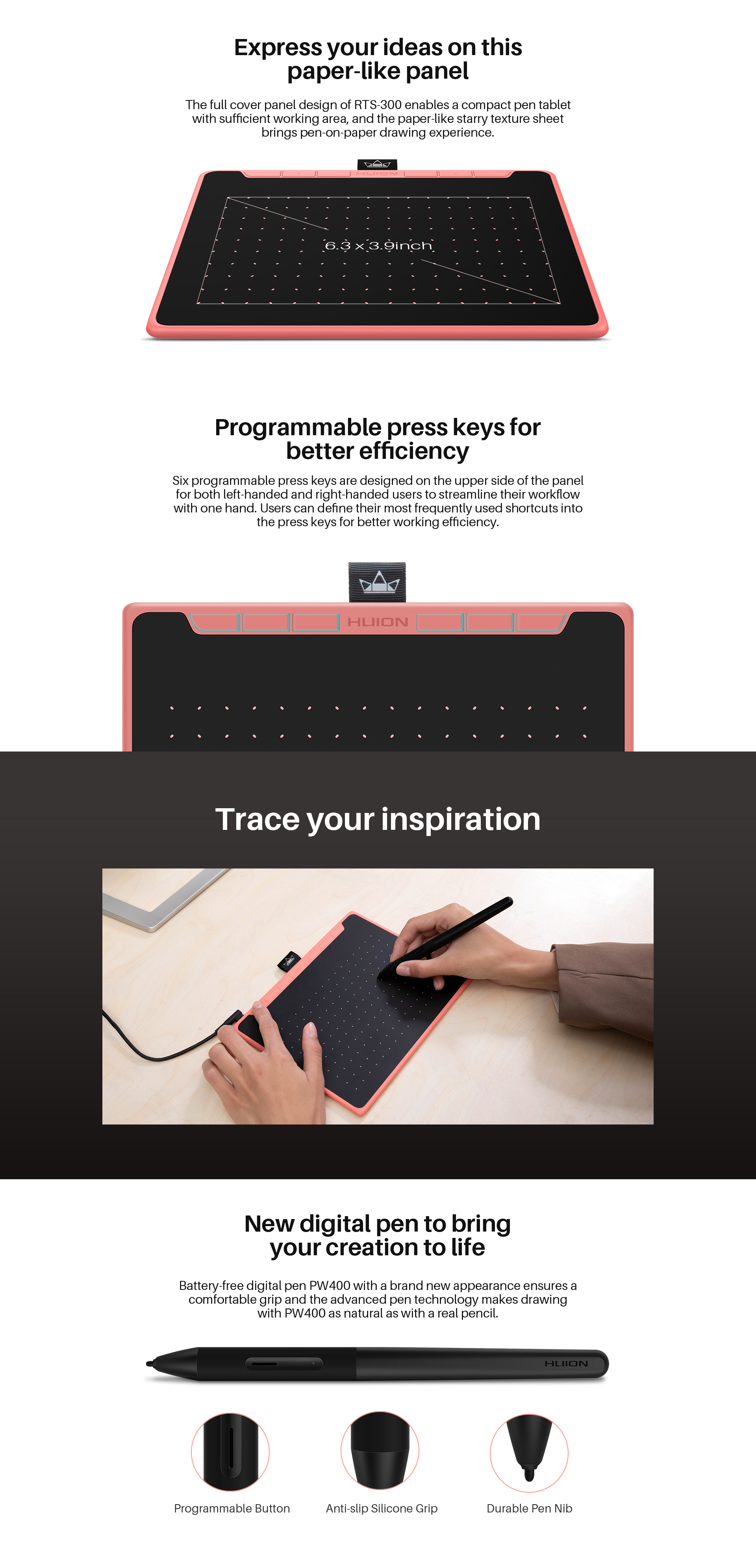 Huion INSPIROY RTS-300