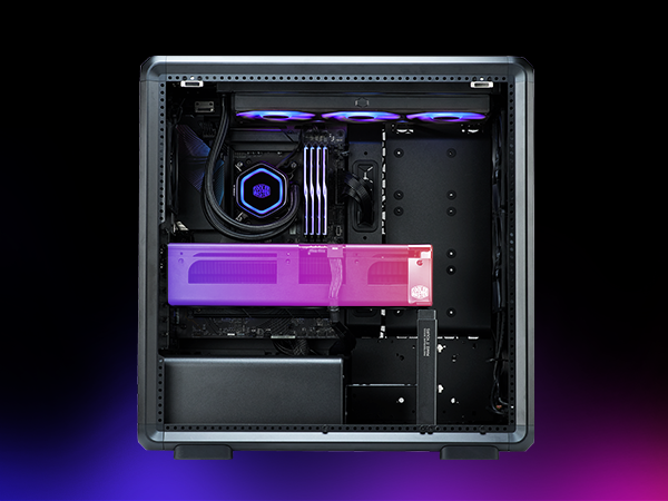 Cooler Master MasterFrame 600 Black ATX Mid-Tower PC Case