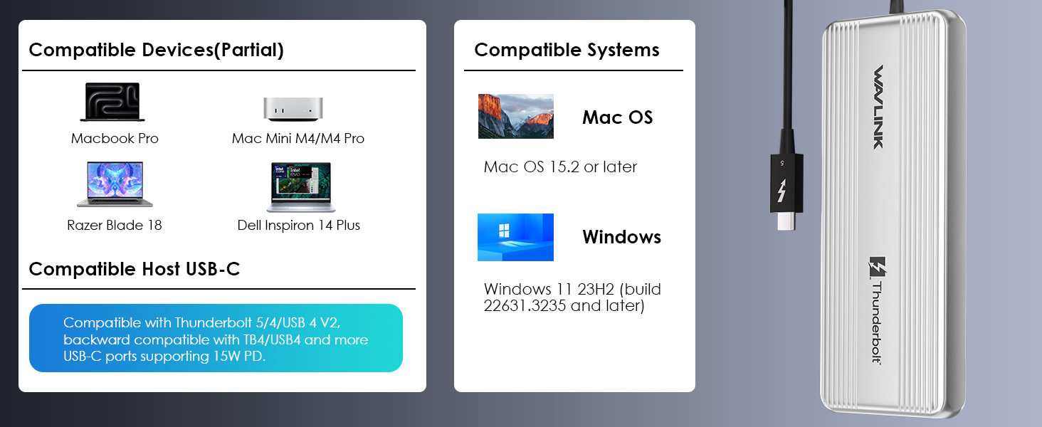 thunderbolt 5 ssd enclosure