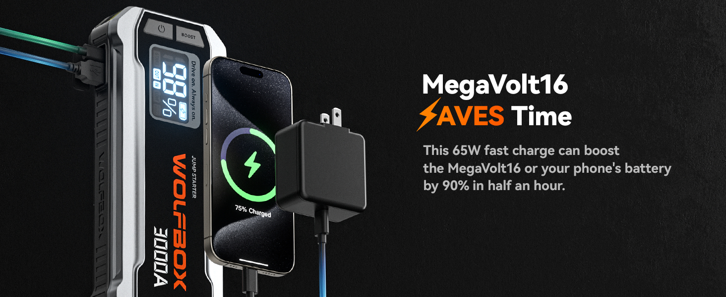 65W fast charge
