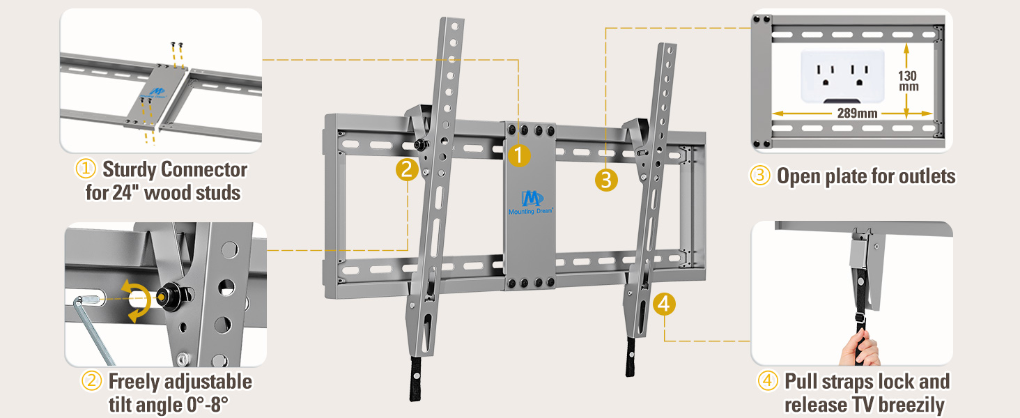 Mounting Dream D2268-LK TV Wall Mount