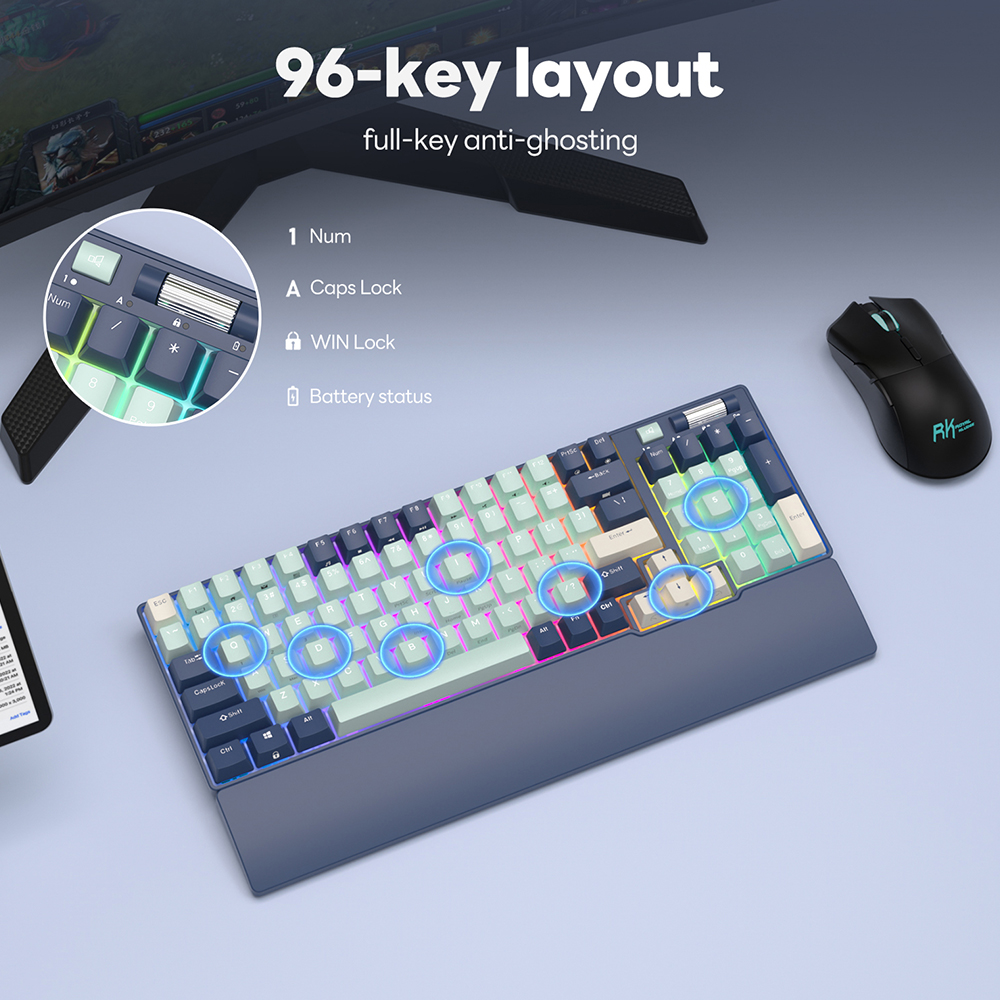 96 key layout