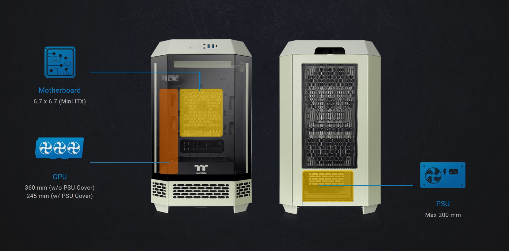 Thermaltake Tower 250 Mini-ITX Mini Tower Case