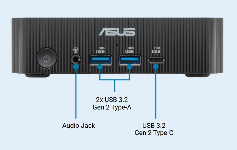 ASUS ExpertCenter PN54-S1-BB7000ETL Barebone Mini PC