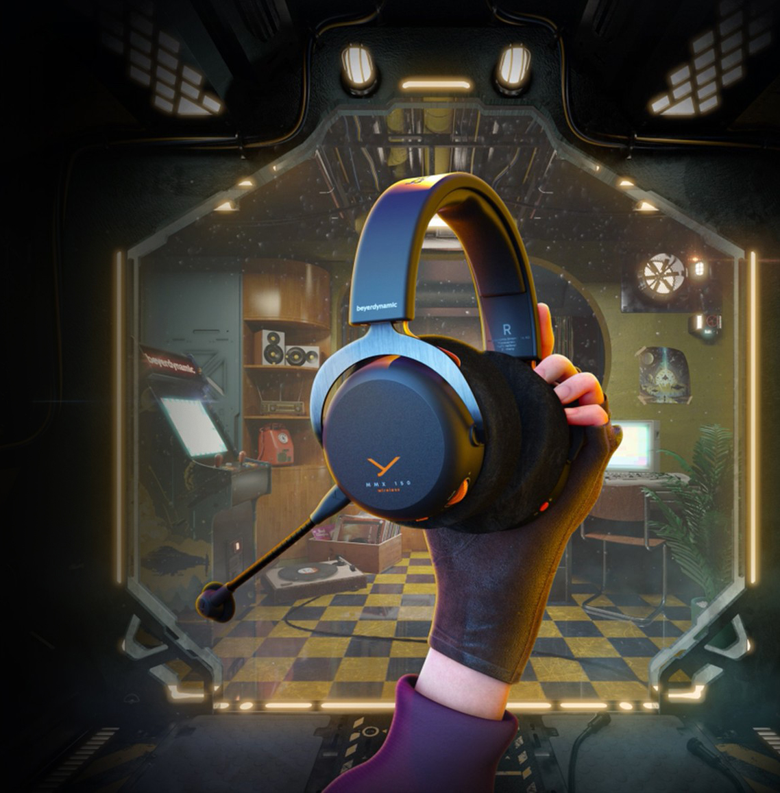 MMX 150 wireless Gaming headset (closed)