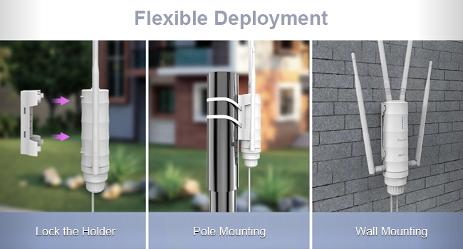 WAVLINK WL-WN572HP3 AC1200 Outdoor Mesh Extender/Router