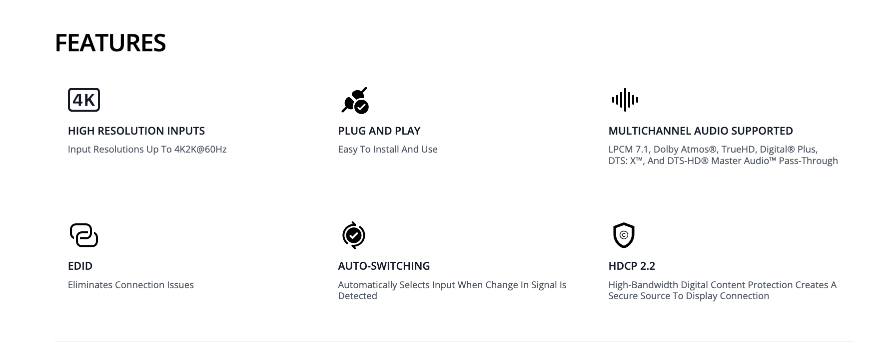 features