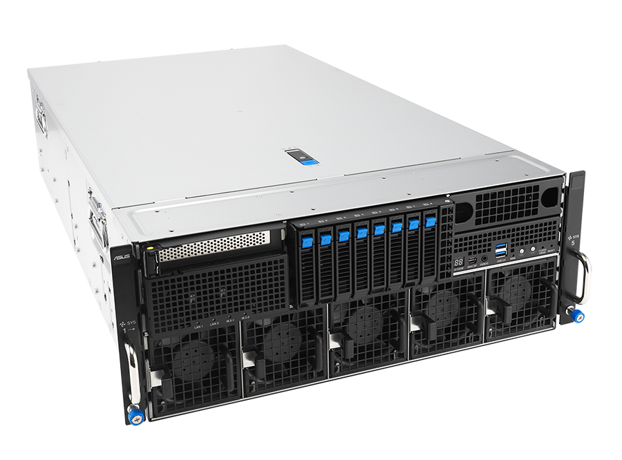 ASUS ESC8000-E12P-32W 4U 8-GPU AI Training Server 