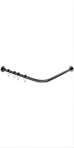 curved shower curtain rod