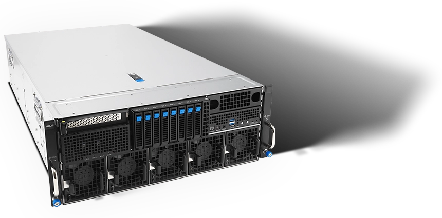 ASUS ESC8000-E12P-32W 4U 8-GPU AI Training Server 