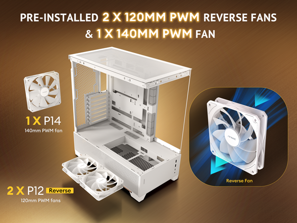 Antec C6 Wood White Mid-Tower Case