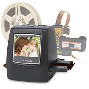 thumbnail image 2 of Film Scanner, Photo And Negative Scanner, Convert 135 126 110 Slides To 2 of 13