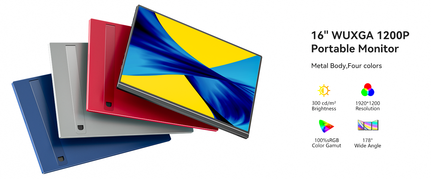 16 Inch Portable Monitor for Laptop