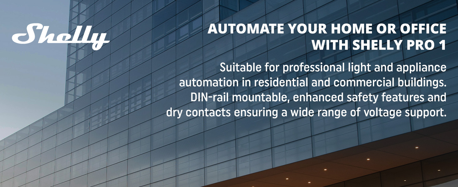 Shelly Pro 1 - Automate your home or office