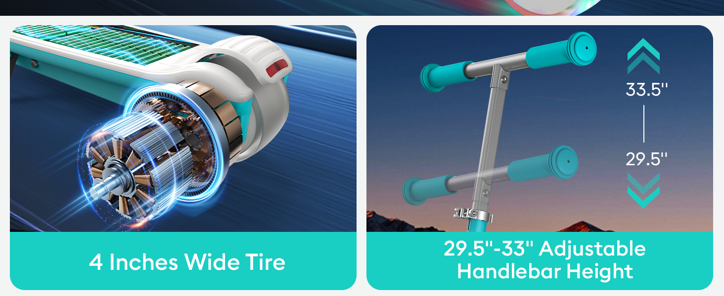 TIRE&ADJUSTABLE HEIGHT