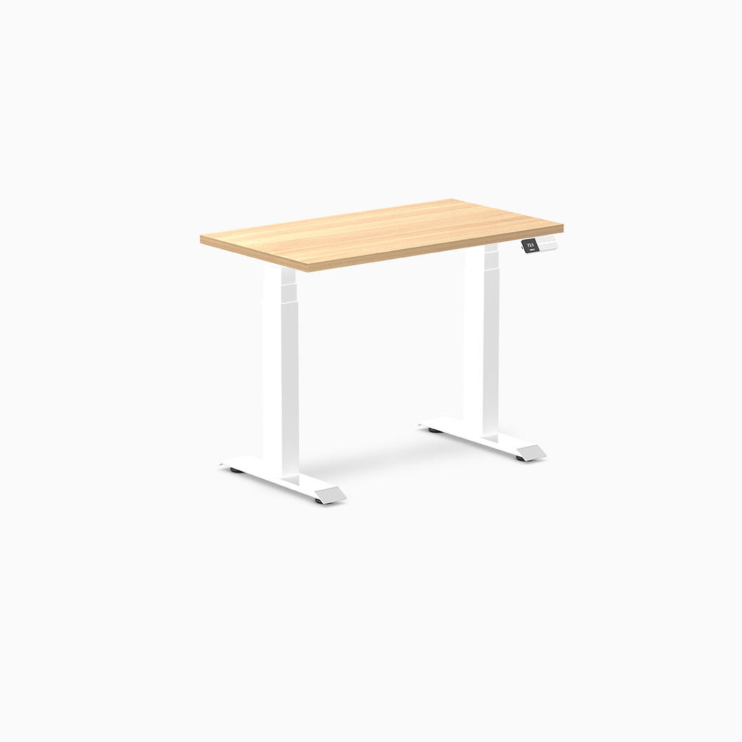 mini standing desk, small sit stand desk, compact desk, height adjustable desk, ergonomic desk