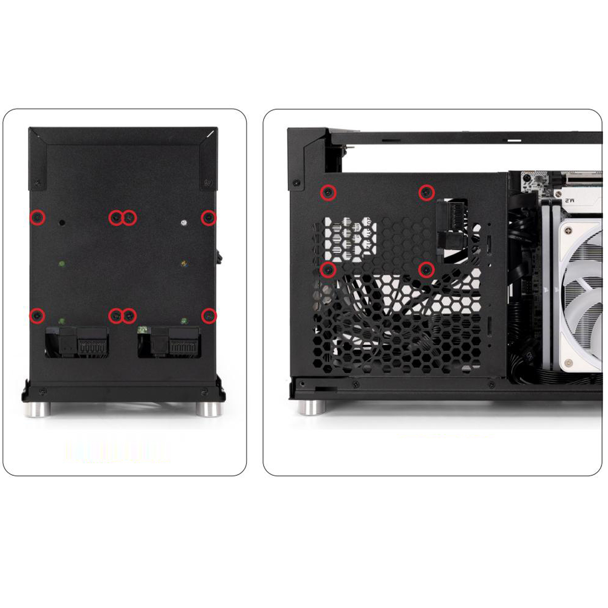 Hard disk installation location