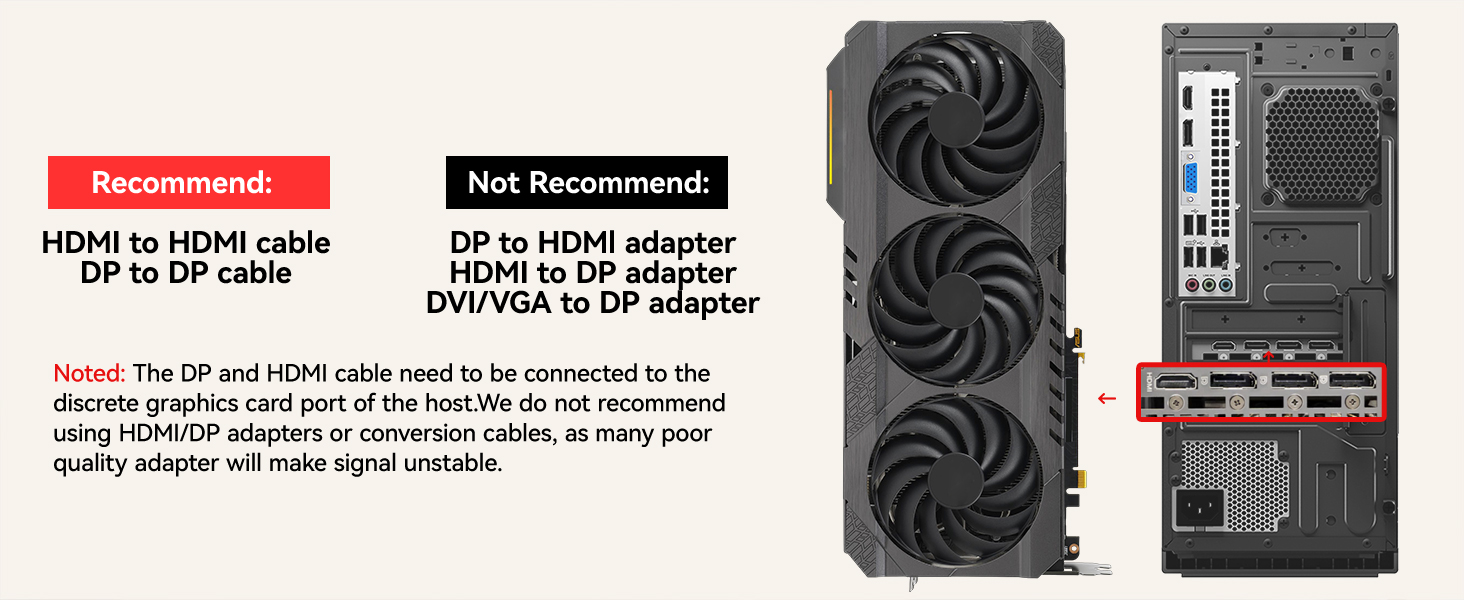 HDMI + Displayport KVM Switch 3 Monitors 6 Computers, 4K@120Hz/8K@30Hz Triple Monitor KVM Switches f