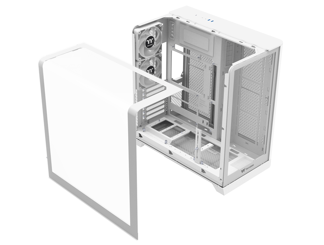 Thermaltake View 390 TG Computer Case - Snow 
