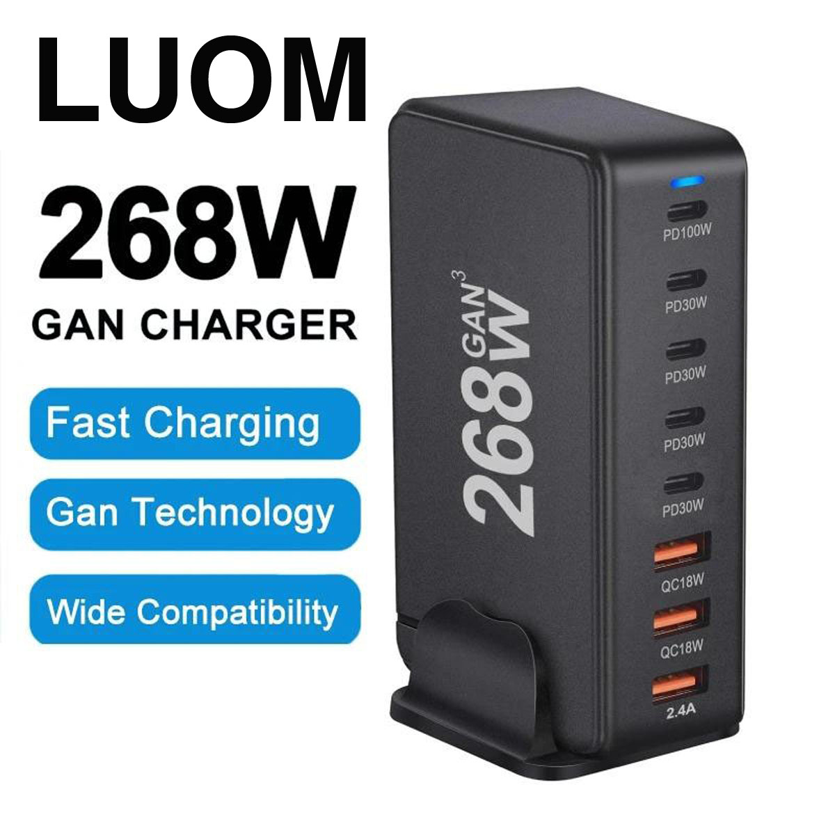 LUOM 268W USB Type C Charger