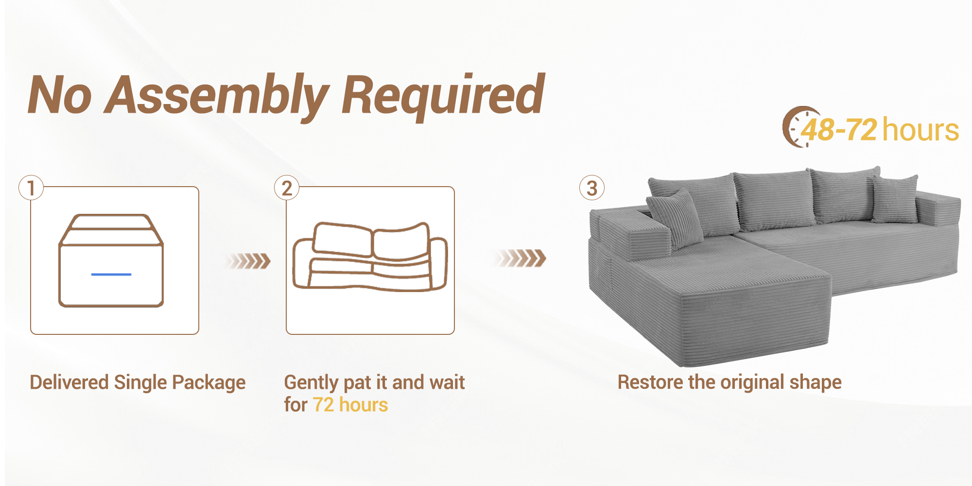 no assembly required