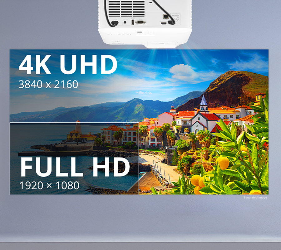 ViewSonic LS740-4K 5000 ANSI Lumens 4K UHD Laser Projector