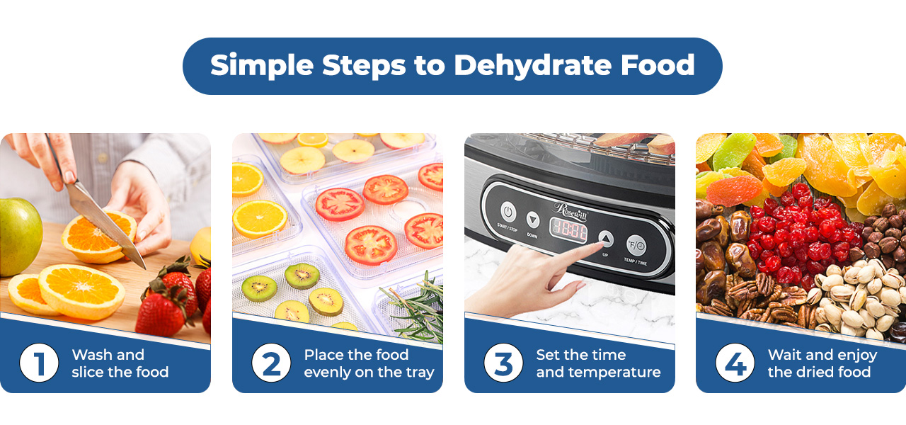 Rosewill Essential Food Dehydrator, Easy to use