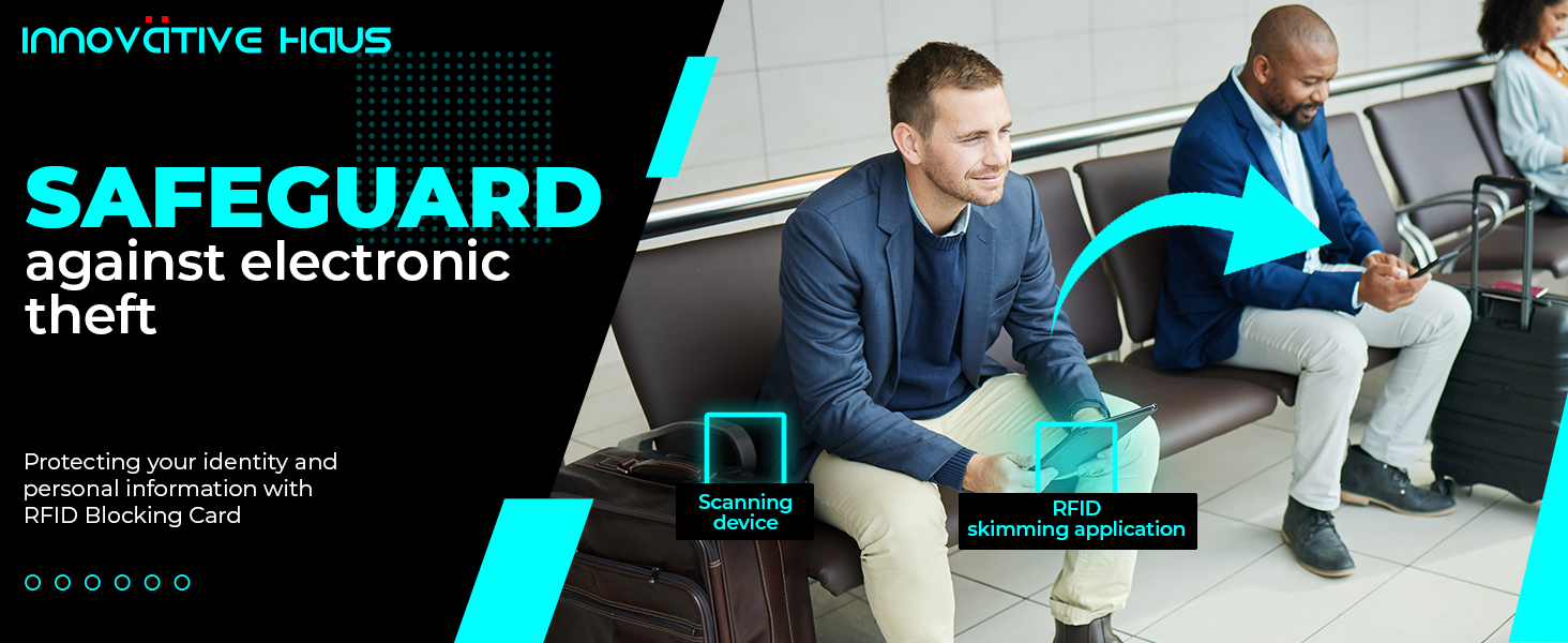 RFID blocker wallet shield credit and debit card credit card skimmer shield wallet