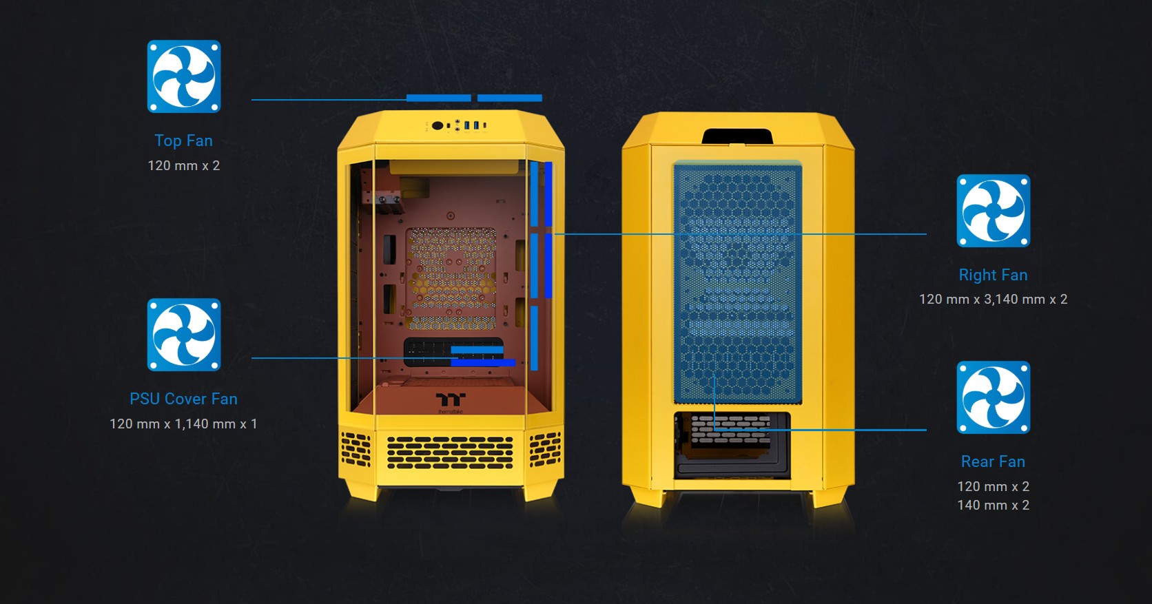 Thermaltake Tower 250 Mini-ITX Mini Tower Case