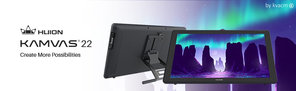 HUION KAMVAS 22 Graphic Tablet with Screen Drawing Monitor 21.5