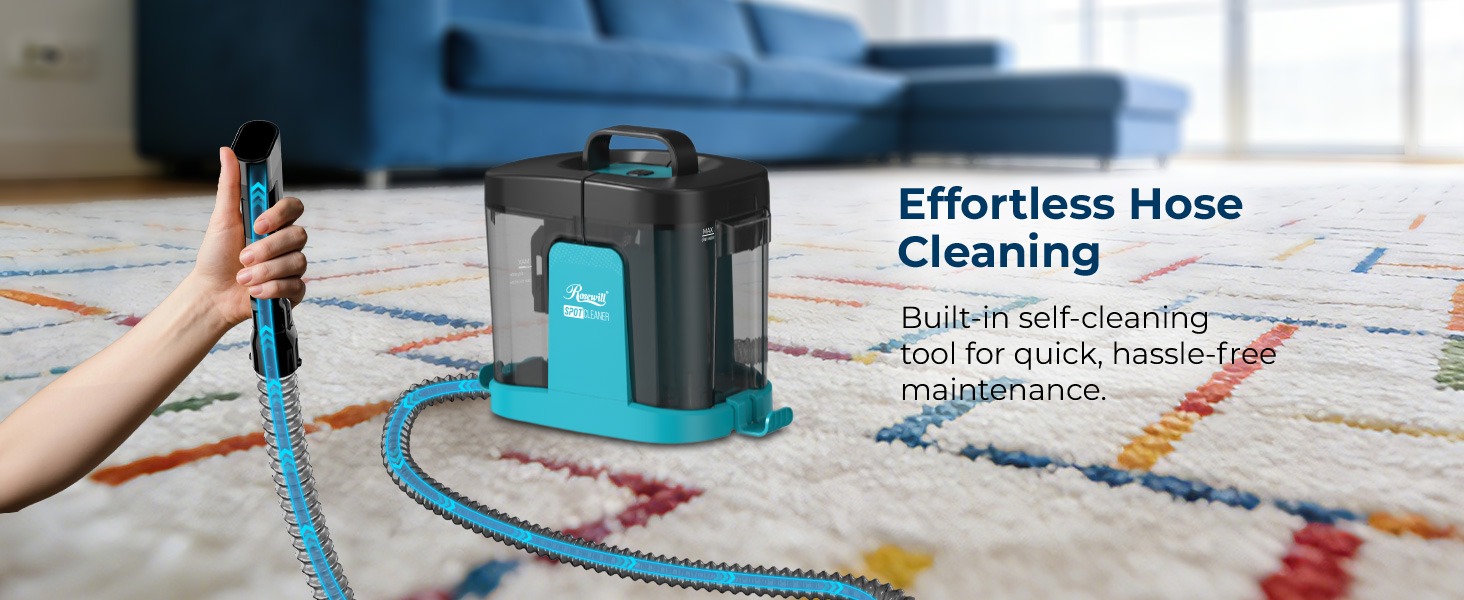 Rosewill Multi-Purpose Portable Carpet and Upholstery Spot Cleaner - Teal
