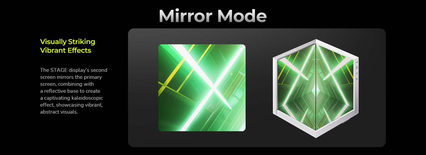 TRYX Stage 360 ARGB White 360mm AIO Dual 4.0inch Screen IPS AIO Cooler 360mm