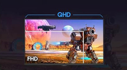 SAMSUNG Odyssey G6 G60F QHD Resolution Gaming Monitor