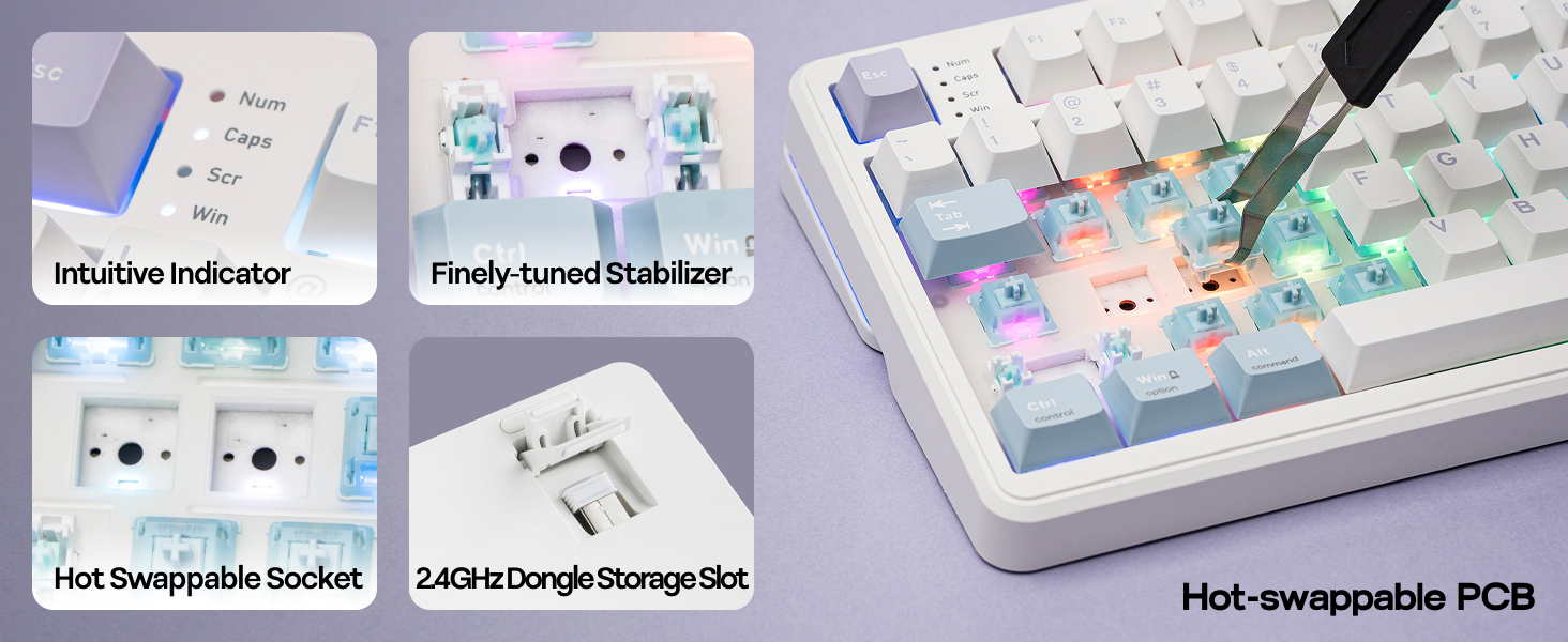 EPOMAKER TH99 PRO Hot-swappable PCB