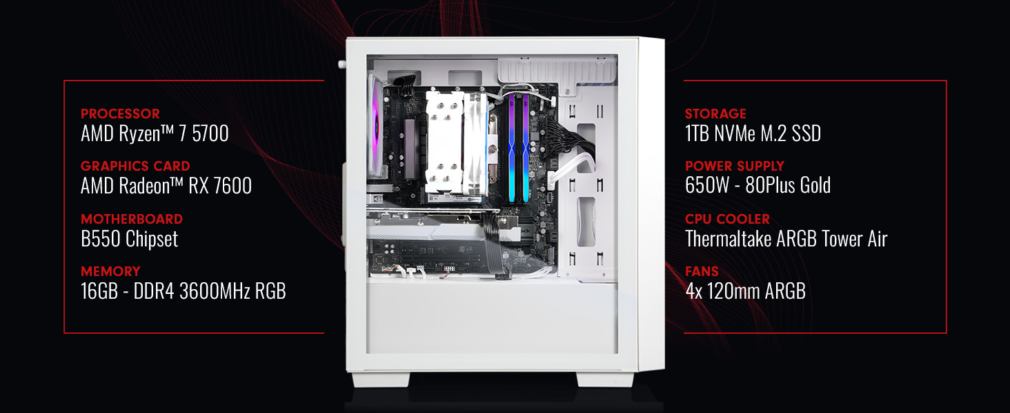 Thermaltake NE R76-H16 Gaming Desktop PC