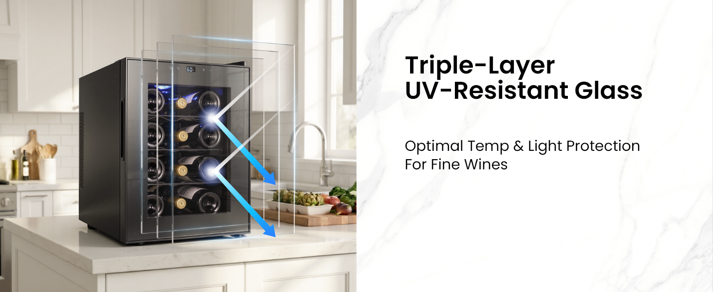 UV-Resistant Glass Door