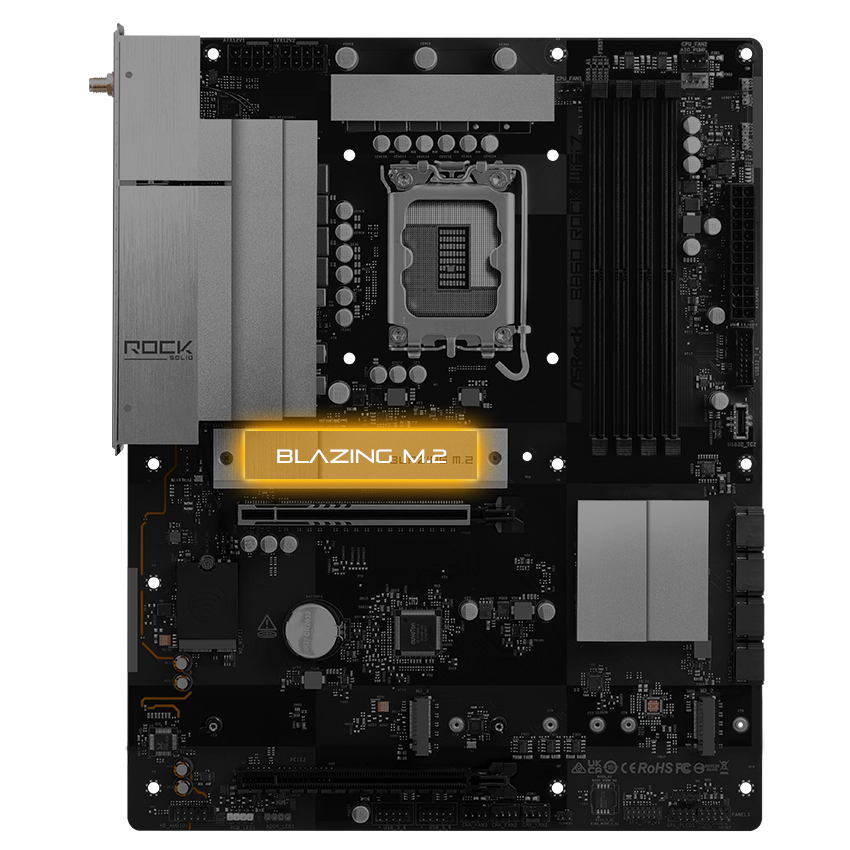 ASRock B860 Rock WiFi 7 Motherboard