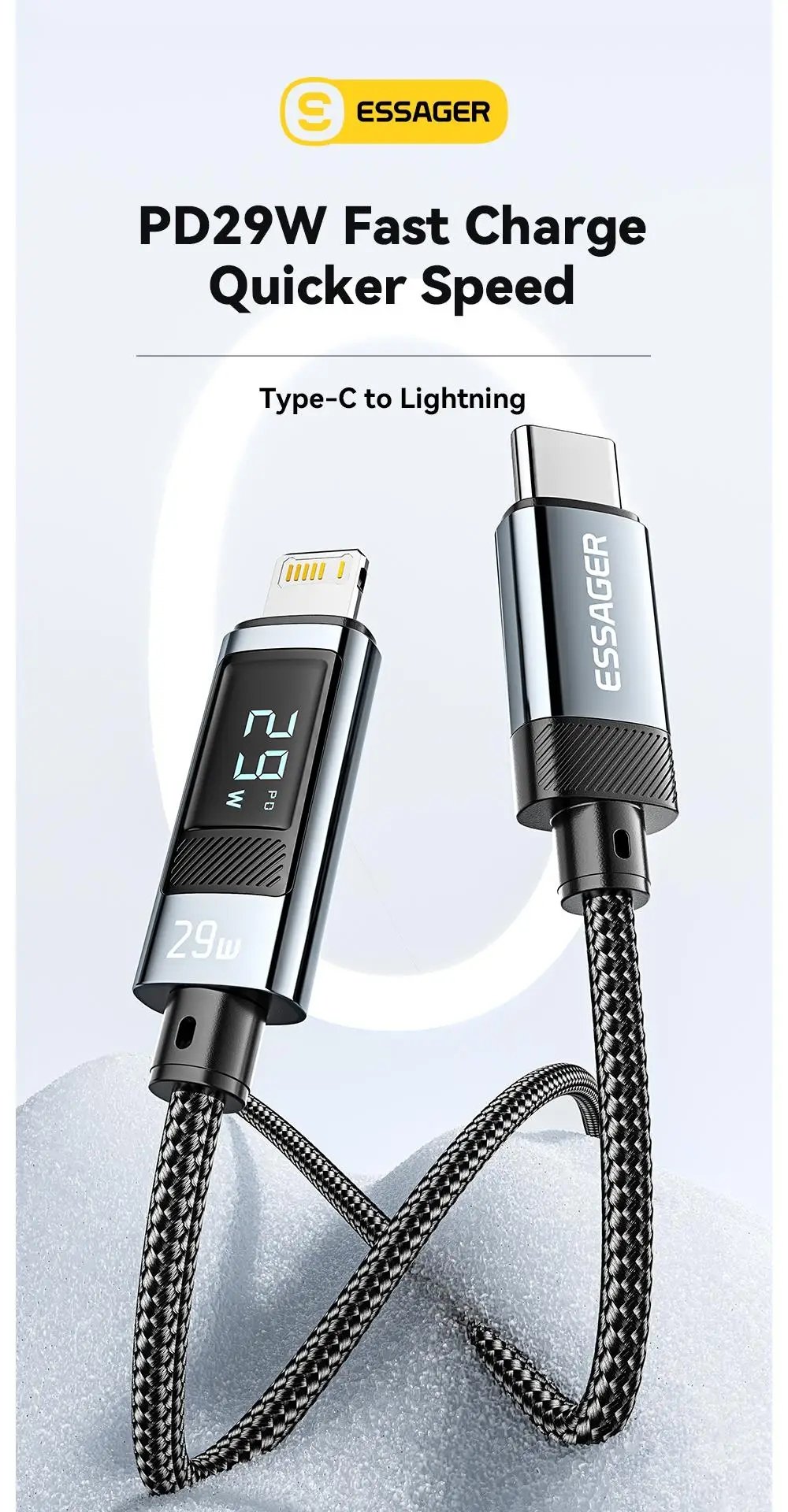 USB C to Lightning Cable