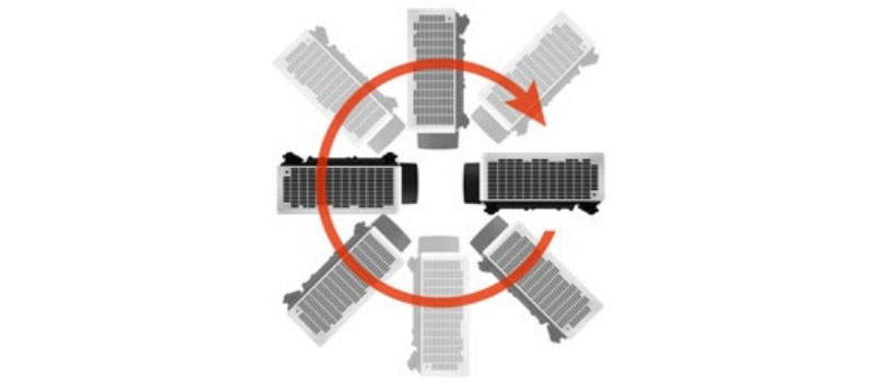 Sharp XP-P721Q-W 7,200 Lumen, 4K UHD, DLP Laser Projector