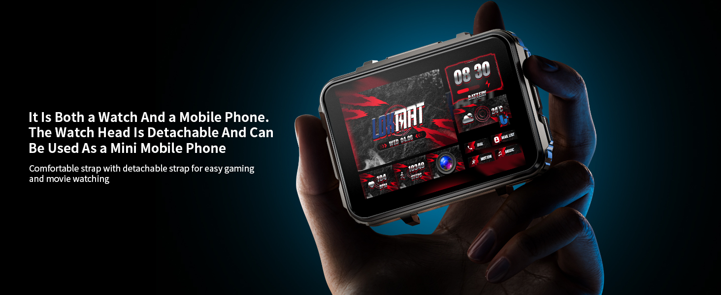 4G Cellular Smart Watch with HD Camera Video Call