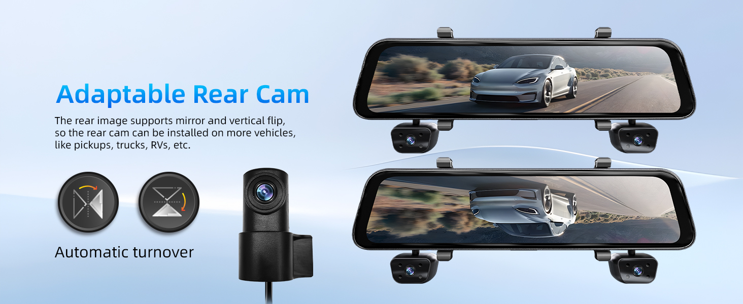 mirror dash camera 4k