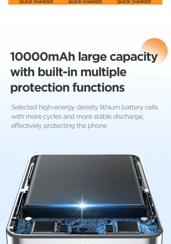 PISEN TP-D080 30W magnetic fast charging wireless power bank