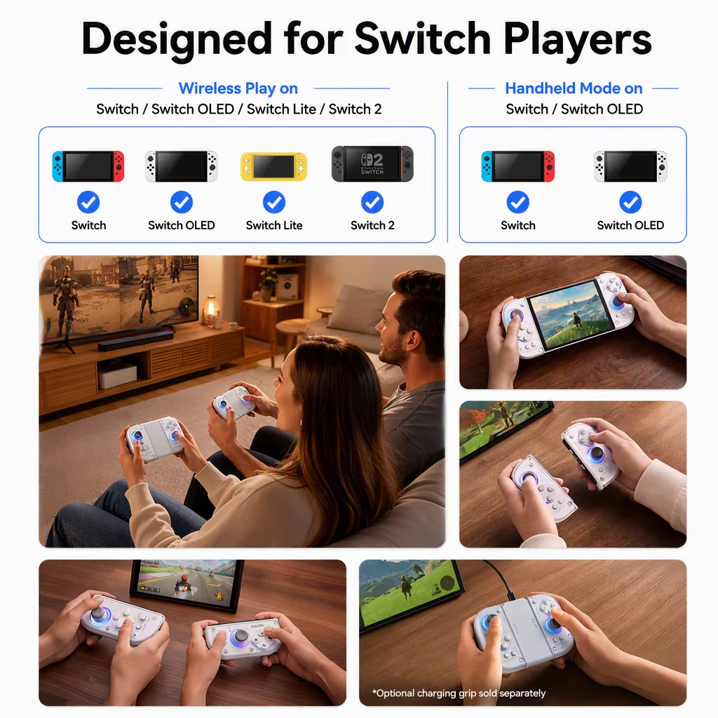 Designed for Switch Players